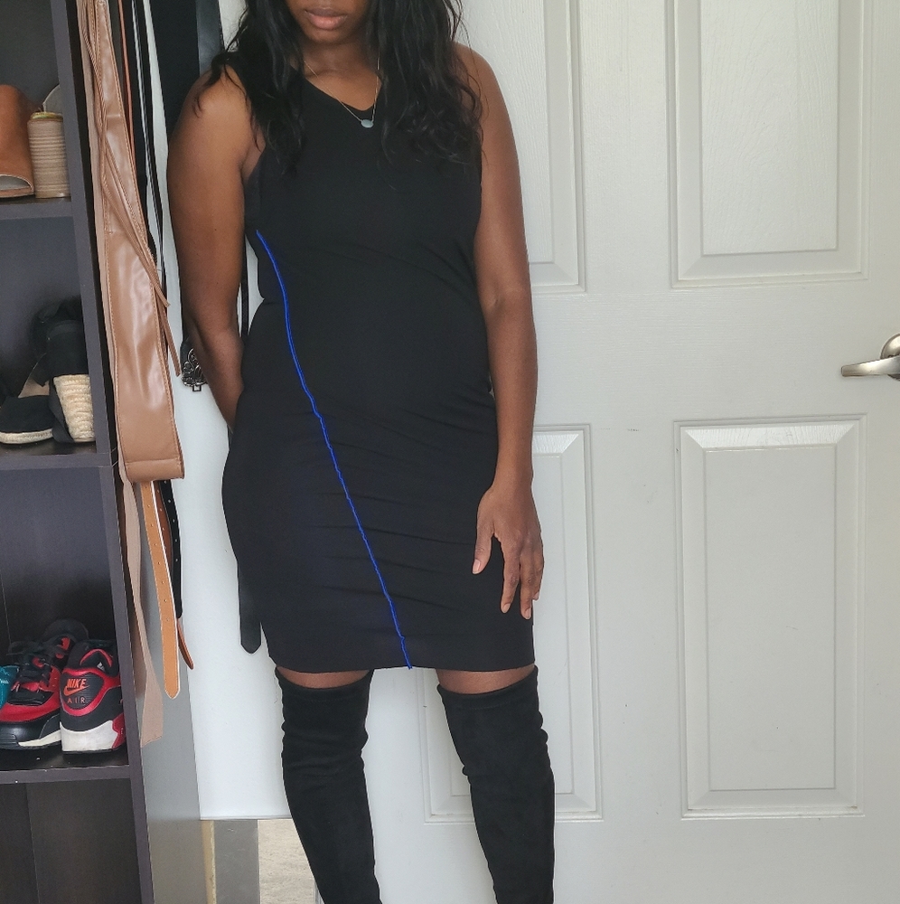 T by Alexander Wang Sporty Black Dress